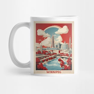 Winnipeg Canada Vintage Retro Travel Tourism Mug
